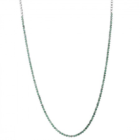 Emerald Necklace in 14K