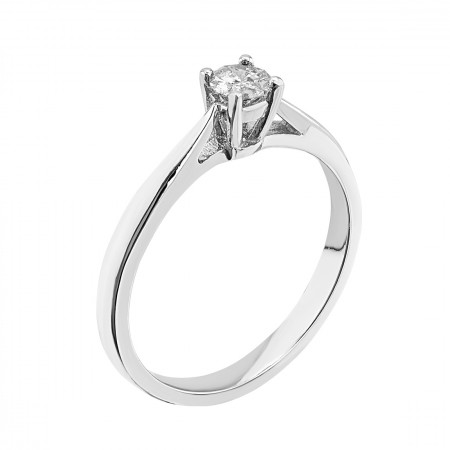 Monogram Infini Engagement Ring, White Gold and Diamond - Categories Q9M34H