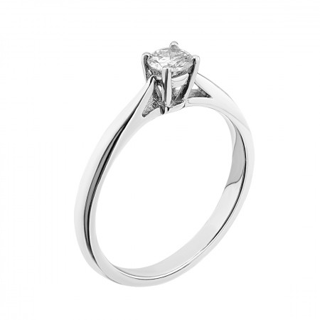 Engagement ring 14K 2.30 gr 0.25 ct