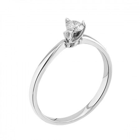 Monogram Infini Engagement Ring, White Gold and Diamond - Categories Q9M34J