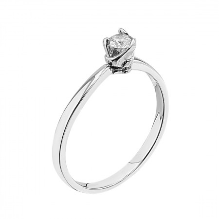 Engagement ring 14K 1.7 gr 0.20 ct