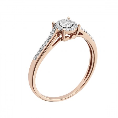 Engagement ring 14K 2.0 gr