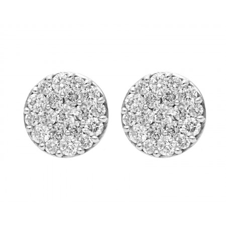 Luxury diamond earrings 0.82 ct