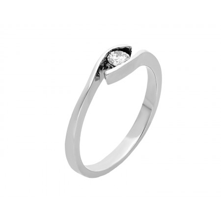 Engagement diamond ring 0.11 ct