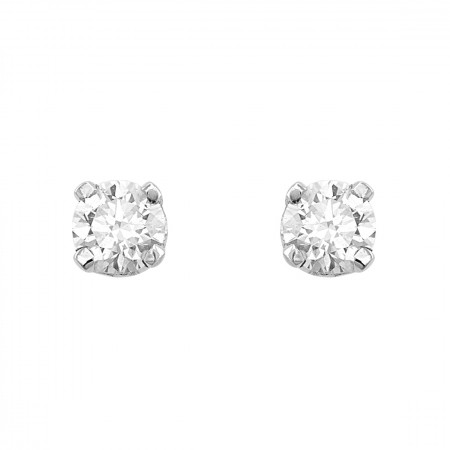 New baby diamond stud earrings in 14K