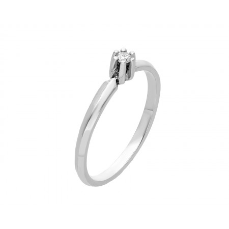 Engagement ring 0.04 ct