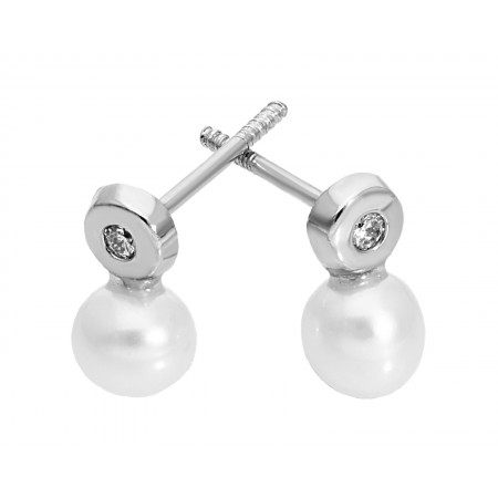 Broqueles para niña de 0.02 ct