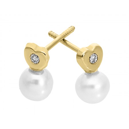Pearl Stud earrings for girl's