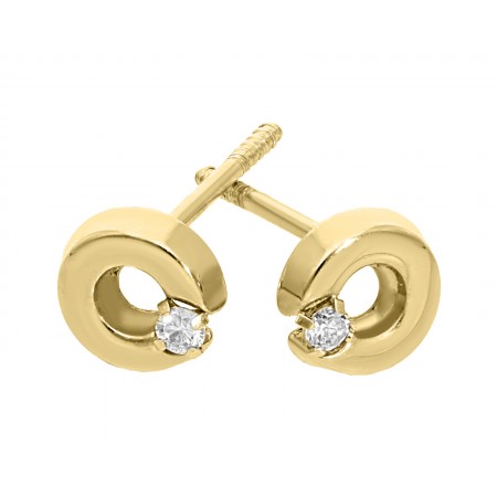 Broqueles en Oro Amarillo de 14K