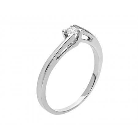 Engagement diamond ring in 14k 2.20 gr