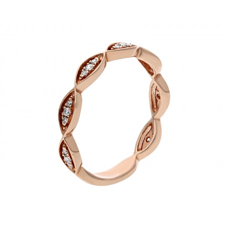 Diamond band ring in 14K