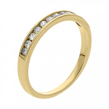 Wedding diamond band ring in 14K 0.30 ct