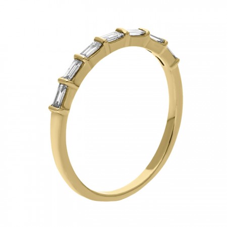 Wedding diamond band ring in 14K