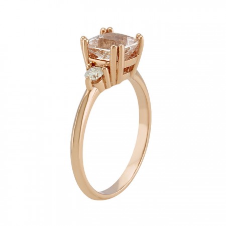 Luxury ring with Morganite