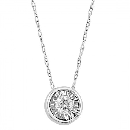 Diamond necklace in 0.23 ct 14K