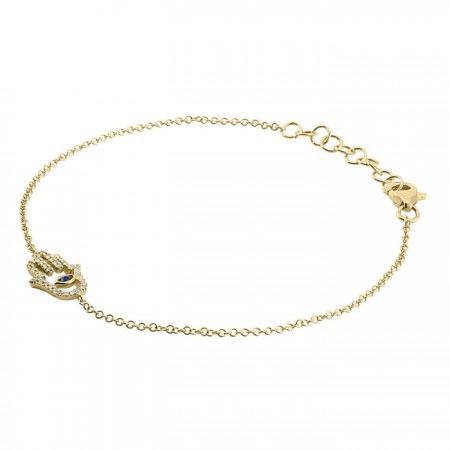 Yellow gold bracelet in 14k