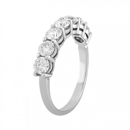 Luxury diamond band ring in 14K