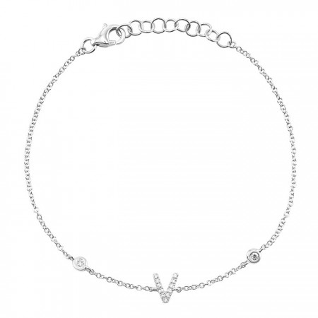 White gold wrist band