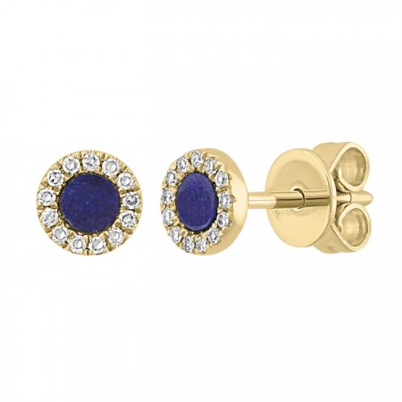 Sapphire earrings in 14K