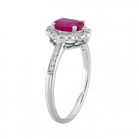 Fancy ring in 14K