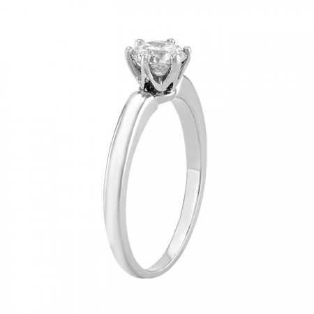 Solitaire ring 0.59 ct