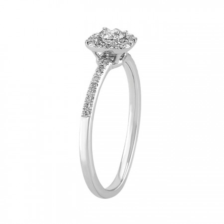Solitaire ring in 14k